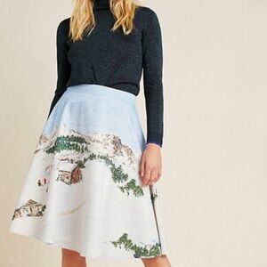 Anthropologie | Corey Lynn Carter Woodlands Swing Skirt size XS